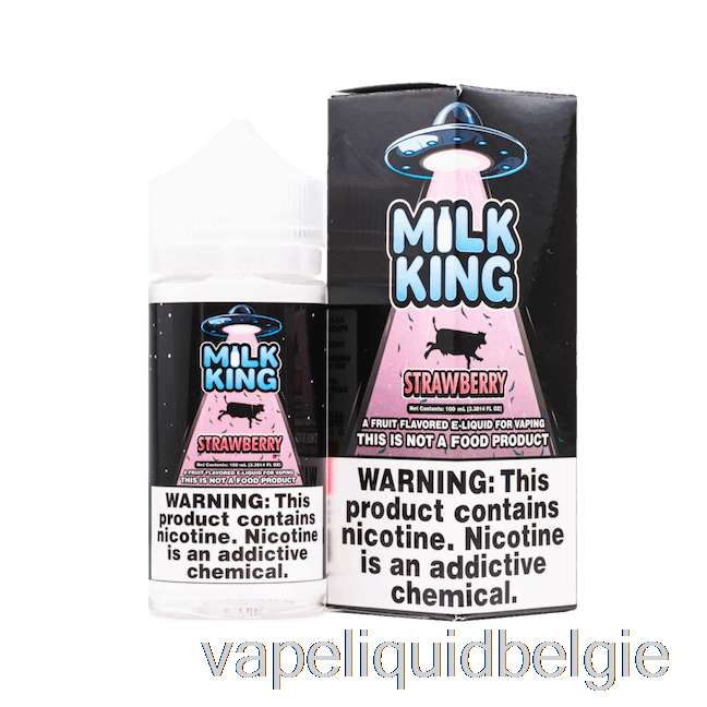 Vape Smaken Aardbei - Milk King - 100ml 0mg